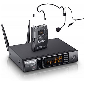 LD Systems WS 1G8 BPH - Wireless Microphone System with Belt Pack and Headset 1/3