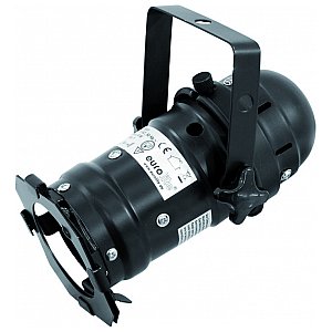 Eurolite LED PAR-16 3200K 3x1W SPOT Black, reflektor sceniczny 1/3