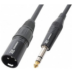 Power Dynamics Cable XLR Male-6.3 Stereo 1.5m, przejściówka XLR/Jack 1/1