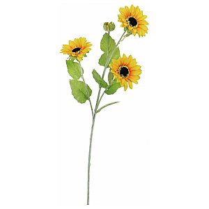Europalms Sunflowerbrunch x 3, 70cm, Słoneczniki sztuczne kwiaty 1/5