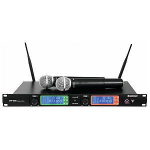 Omnitronic UHF-502 2-Channel wireless mic system 1/5