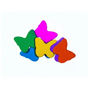 TCM FX Wolno opadające konfetti Motyle 55x55mm, multicolor, 1kg 1/1