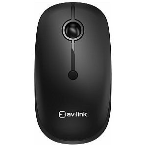 avlink Ultracienka, cicha mysz bezprzewodowa Bluetooth, czarna 1/7