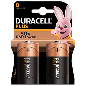 Bateria D Duracell Plus power 2szt 1/1