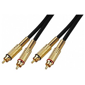 Monacor GAC-100/2, kabel połączeniowy audio/wideo 1/1