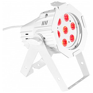 Cameo Light Studio Mini PAR - 7 x 8 W QUAD RGBW in white housing, reflektor sceniczny LED 1/4