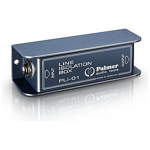 Izolator liniowy audio Palmer Pro Audio PLI 01 - Line Isolation Box 1 Channel 1/3