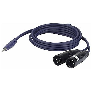 DAP FL46 - Kabel stereo mini Jack > 2 XLR/M 3 p. 1,5 m 1/1