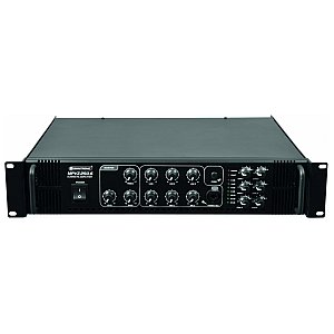 Wzmacniacz miksujący 6 strefowy 250 W RMS Omnitronic MPVZ-250.6 PA mixing amplifier 1/3