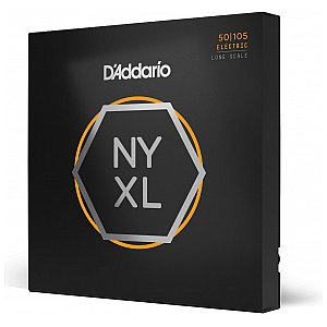 D'Addario NYXL50105 Nickel Wound Struny do gitary basowej, Medium, 50-105, Long Scale 1/4