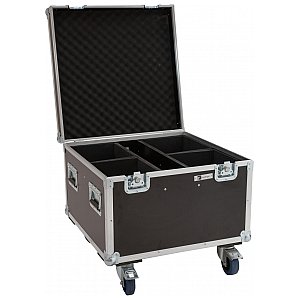 ROADINGER Flightcase 4x LED Theatre COB 100 series with wheels Skrzynia case 1/5