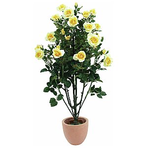 Europalms Rosebush, light-yellow,140cm, Sztuczna roślina 1/4