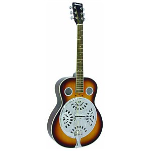 Dimavery RS-300 Resonator Guitar, sunburst, gitara akustyczna 1/2