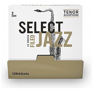 D'Addario Select Jazz Filed Stroiki do Saksofonów Tenorowych, Strength 2 Hard, 25 szt. 1/1