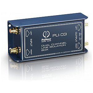 2 kanałowy izolator liniowy Palmer Pro Audio PLI 03 - Line Isolation Box 2 Channel 1/3