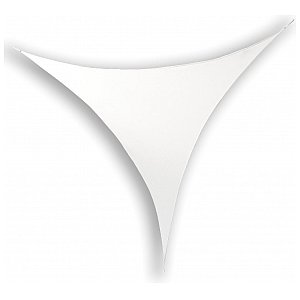 Wentex Biały rozciągliwy żagiel, trójkąt 185cm x 125cm 1/2