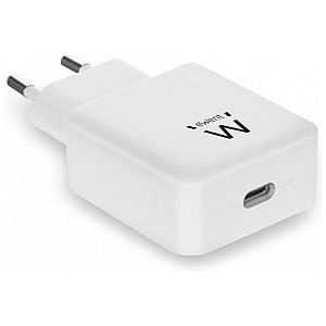 EWENT - 1 PORT ŁADOWARKA USB-C HOME CHARGER 18 W WITH POWER DELIVERY - WHITE 1/1