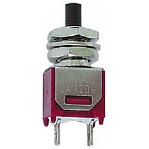 PRZYCISK VERTICAL SUBMINIATURE PUSH-BUTTON SWITCH - SPST OFF-(ON) 1/2