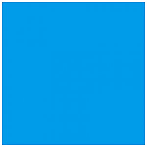Rosco Supergel TAHITIAN BLUE #369 - Rolka 1/3