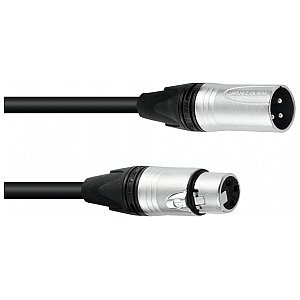PSSO DMX kabel XLR 3pin 10m bk Neutrik 1/4