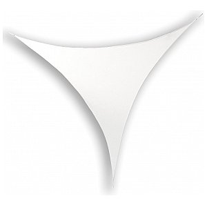 Wentex Biały rozciągliwy żagiel, trójkąt 250cm x 125cm 1/2