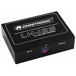 OMNITRONIC LH-125 IR Stereofoniczny regulator głośności z pilotem 1/5