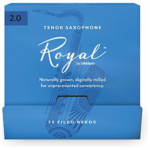 Royal by D'Addario Stroiki do saksofonu tenorowego #2.0 Pakowane pojedynczo 25 szt. 1/1