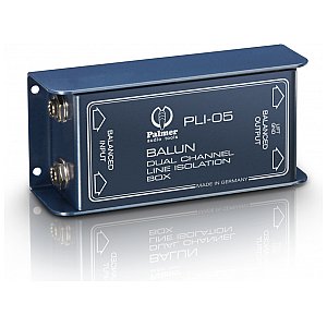 Izolator liniowy audio 2 kanałowy Palmer Pro Audio BALUN - Line Isolation Box 2 Channel 1/3