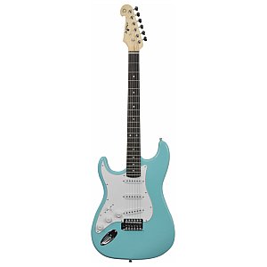 Chord CAL63/LH Guitar Surf Blue, gitara elektryczna leworęczna 1/2