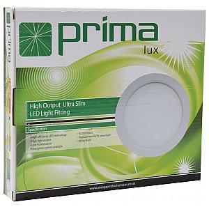 primalux LED-DLW160-12NWND Lampa sufitowa, plafon LED Downlight 160mm 12W 850lm 4000K Bez zasilacza 1/3