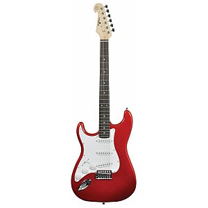 Chord CAL63/LH Guitar Metal Red, gitara elektryczna leworęczna 1/2