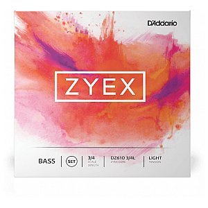 D'Addario Zyex Bass Zestaw strun 3/4 Light Tension 1/3