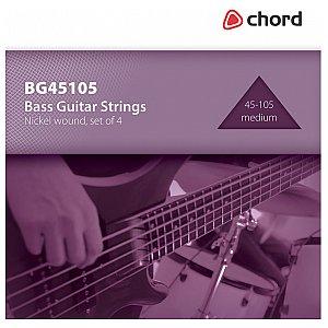 Struny do gitary basowej Chord BG45105 Medium, 45-105 1/1