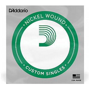 D'Addario NW024 Nickel Wound Pojedyncza struna do gitary elektrycznej, .024 1/1