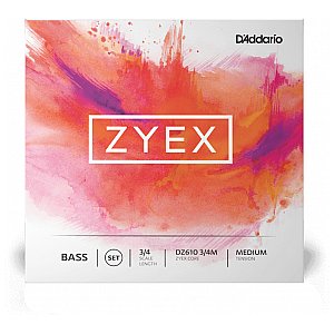 D'Addario Zyex Bass Zestaw strun 3/4 Medium Tension 1/3