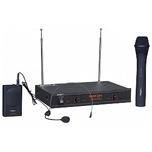 Ibiza Sound Bezprzewodowy zestaw mikrofonowy VHF2H 1/9