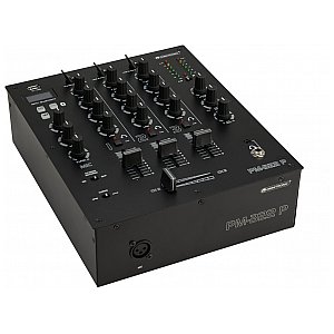 OMNITRONIC PM-322P 3-kanałowy mikser DJ z odtwarzaczem Bluetooth i MP3 1/5