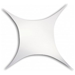Wentex Biały rozciągliwy żagiel, kwadrat 185cm x 125cm 1/2