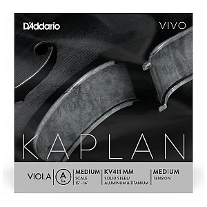 D'Addario Kaplan Vivo Struna do altówki A Medium Medium Tension 1/1
