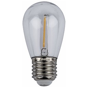 Showgear Żarówka dekoracyjna LED S14 - WW - E27 2 W - Ciepła Biel - Ściemnianie 1/2