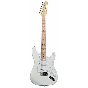 Chord CAL63M Arctic White, gitara elektryczna typu Stratocaster 1/2