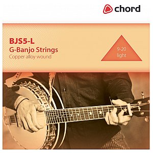 Struny do banjo Chord BJS5-L light, 9-20 1/1