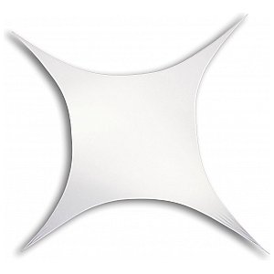 Wentex Biały rozciągliwy żagiel, kwadrat 250cm x 125cm 1/2