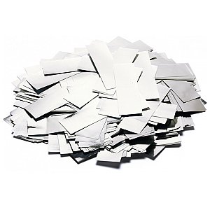 TCM FX Opakowanie konfetti na wagę Metallic rectangular (Prostokąty) 55x18mm, silver, 1kg 1/2