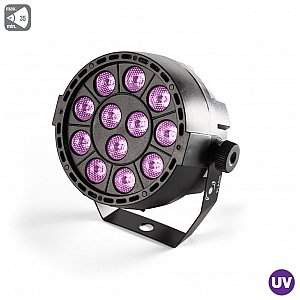 Flash LED PAR 36 12x UV - Reflektor ultrafioletowy 1/6