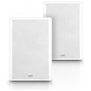 LD Systems Contractor CWMSS 5 W 100 V - 5,25" 2-way wall mount speaker flat 100 V white (pair) 1/4