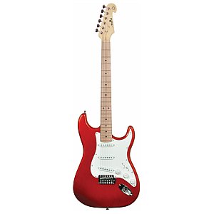 Chord CAL63M Guitar Metallic Red, gitara elektryczna 1/2