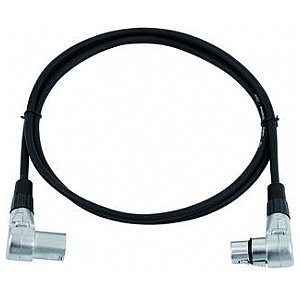 Omnitronic Cable WWX-15,1,5m,,angle XLR m/f,balanced 1/3