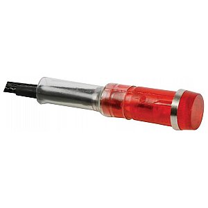 Seder Lampka tablicowa sterownicza, kontrolka ROUND 9 mm PANEL CONTROL LAMP 220 V RED 1/2