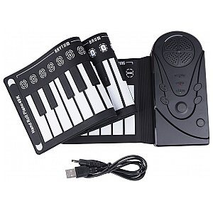 DNA ROLL 49 keyboard zwijany gumowy przenośny klawisze organy 1/9